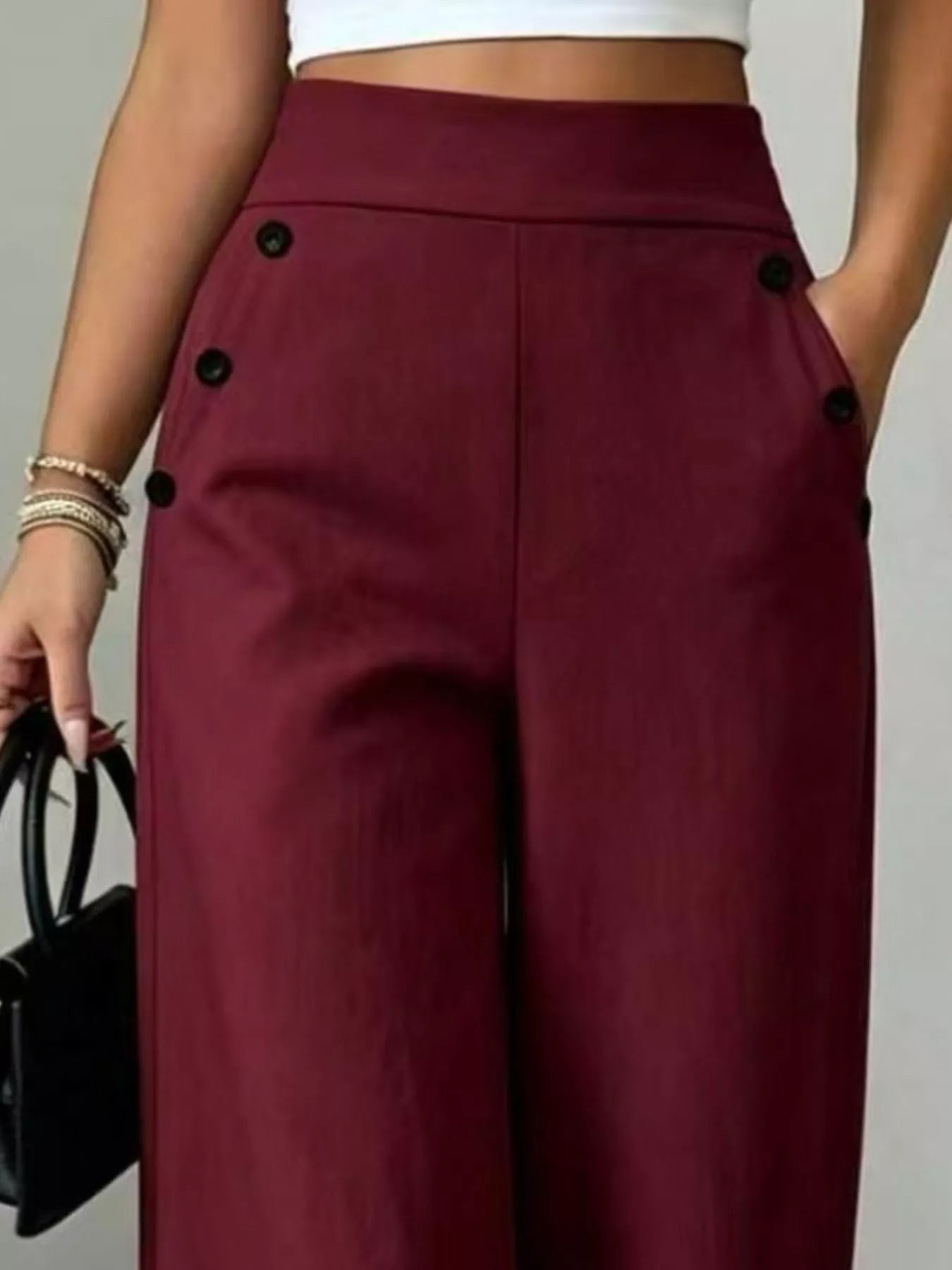 High-Waisted Wide-Leg Pants — product image 8