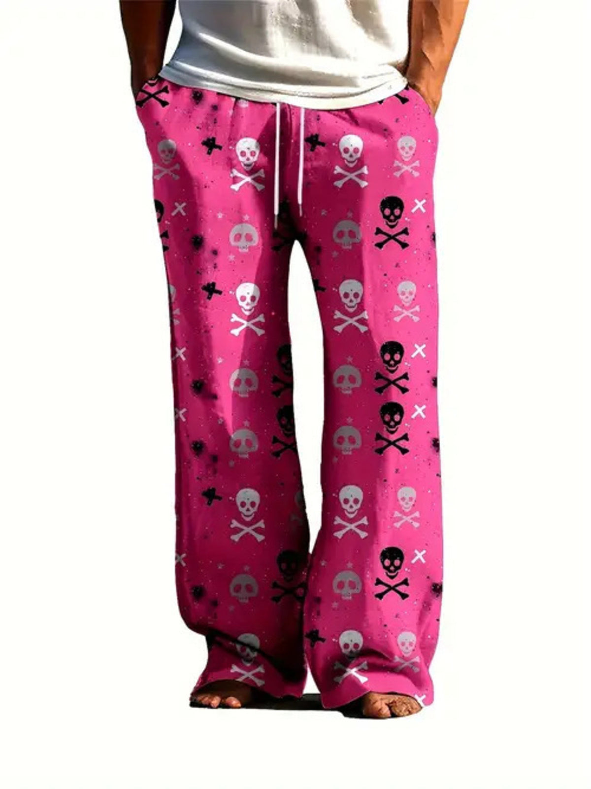 Men's Printed Loose Fit Pants — Plus Size — product image 2