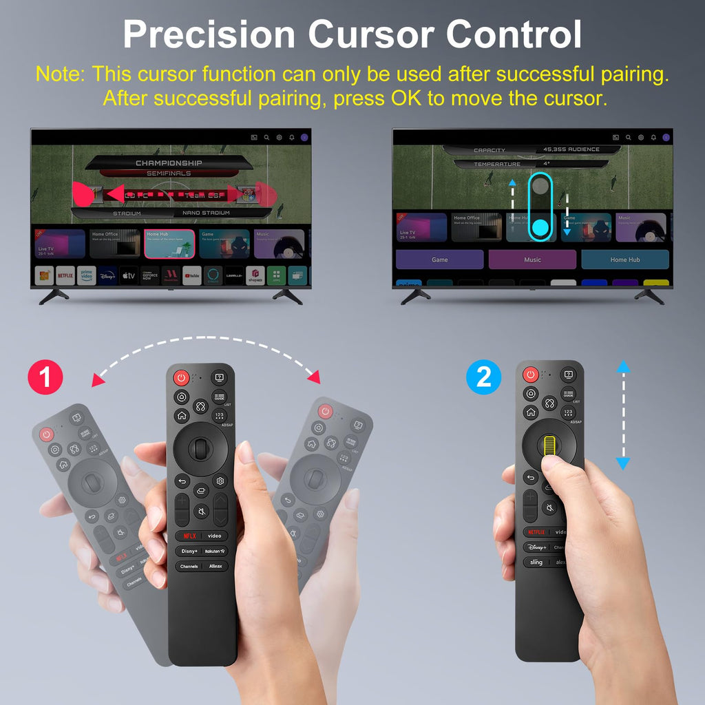Replacement TV Remote Control — Roku, TCL, Onn, Samsung & LG — product image 78