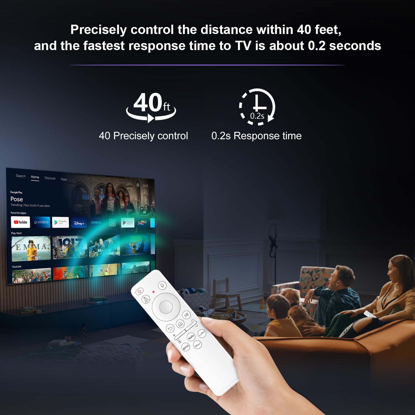 Replacement TV Remote Control — Roku, TCL, Onn, Samsung & LG — product image 26