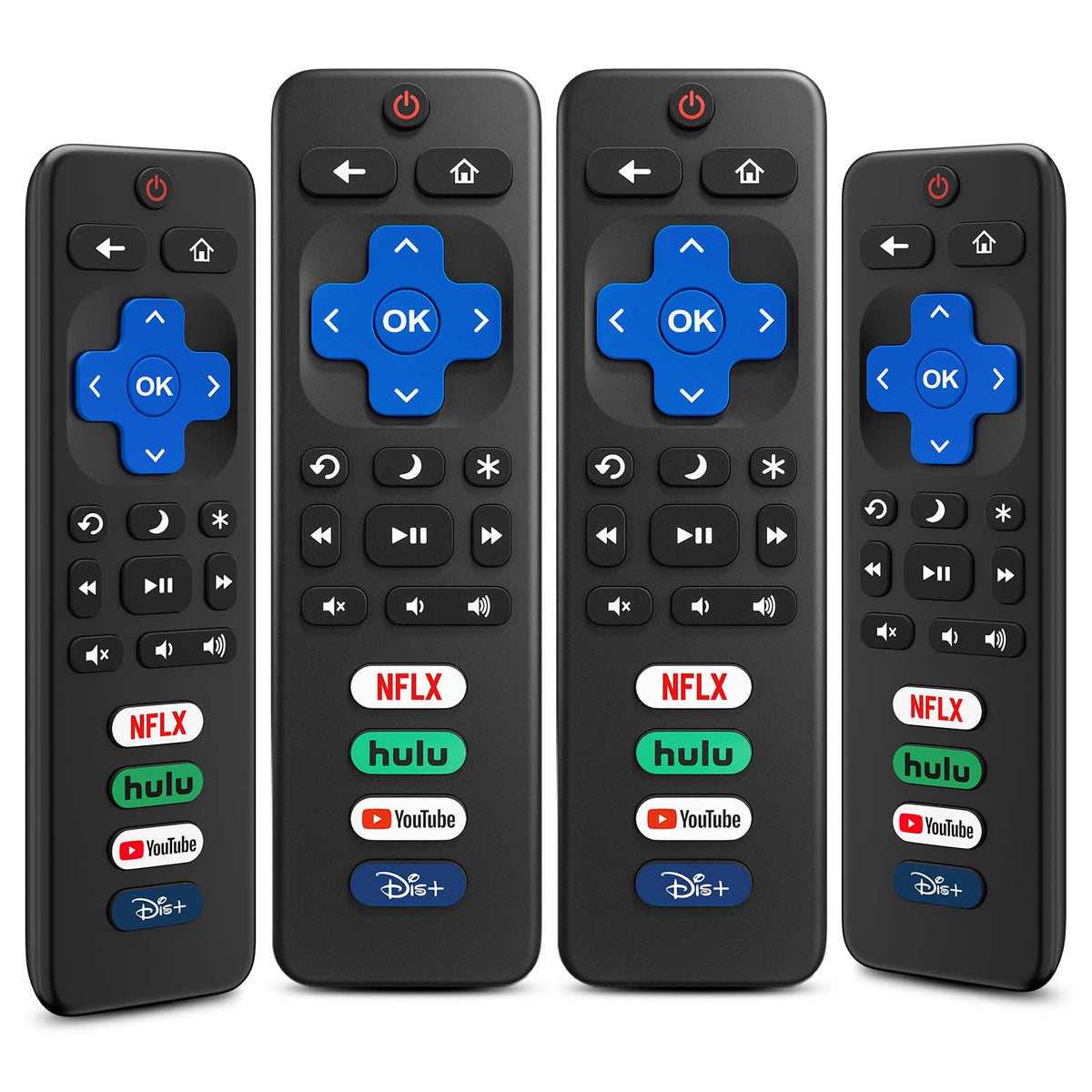 Replacement TV Remote Control — Roku, TCL, Onn, Samsung & LG — product image 2