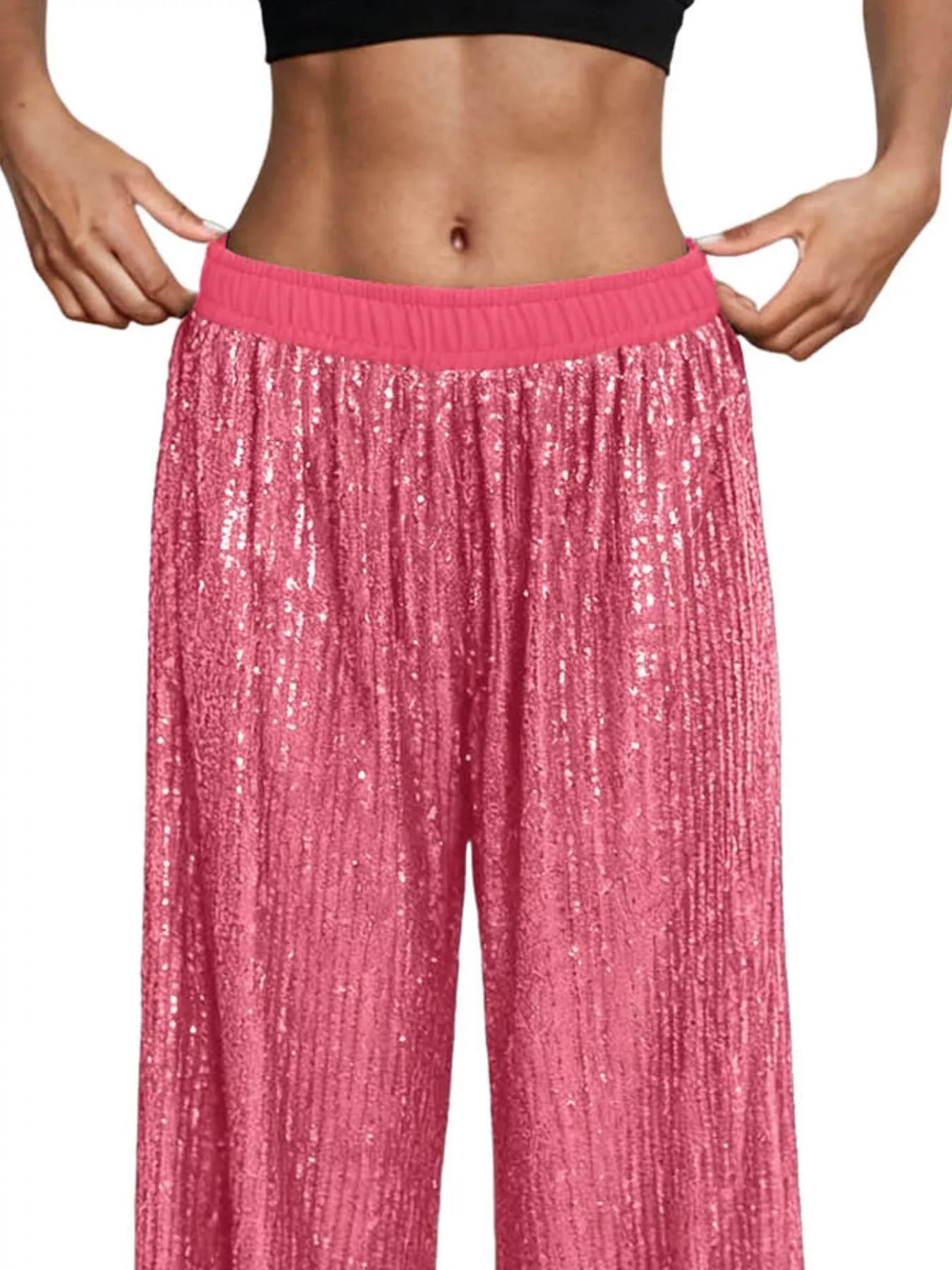 Sequin Wide-Leg Pants — product image 23