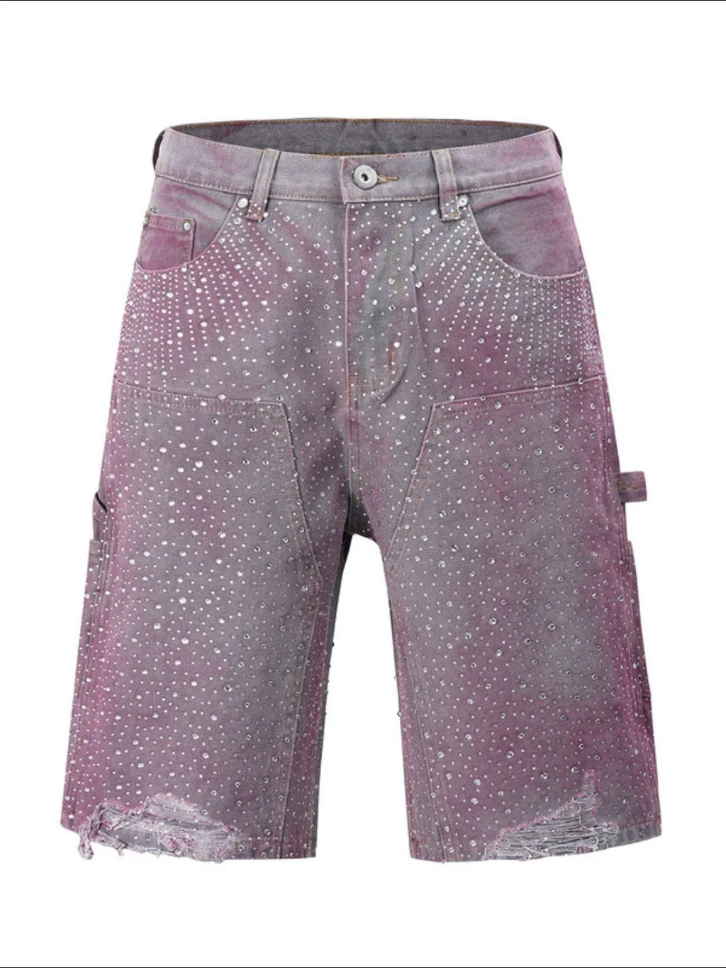 Men's Rhinestone Shorts with Pockets — product image 5