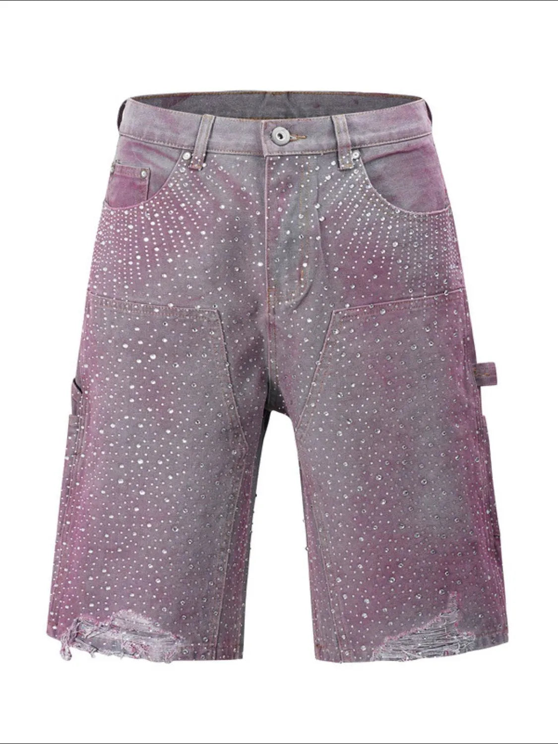 Men's Rhinestone Shorts with Pockets — product image 5