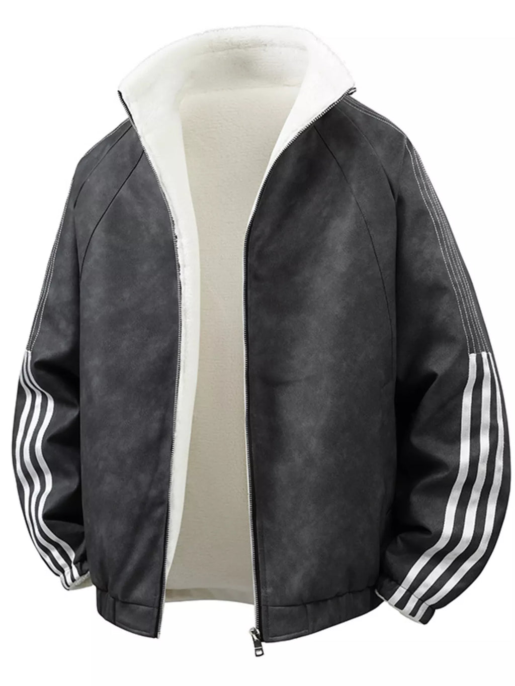Men's fleece lined zip up jacket