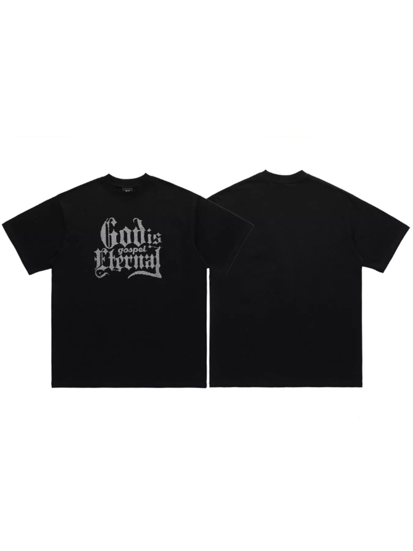 Men's Letter Round Neck Short Sleeve T-Shirt — product image 7