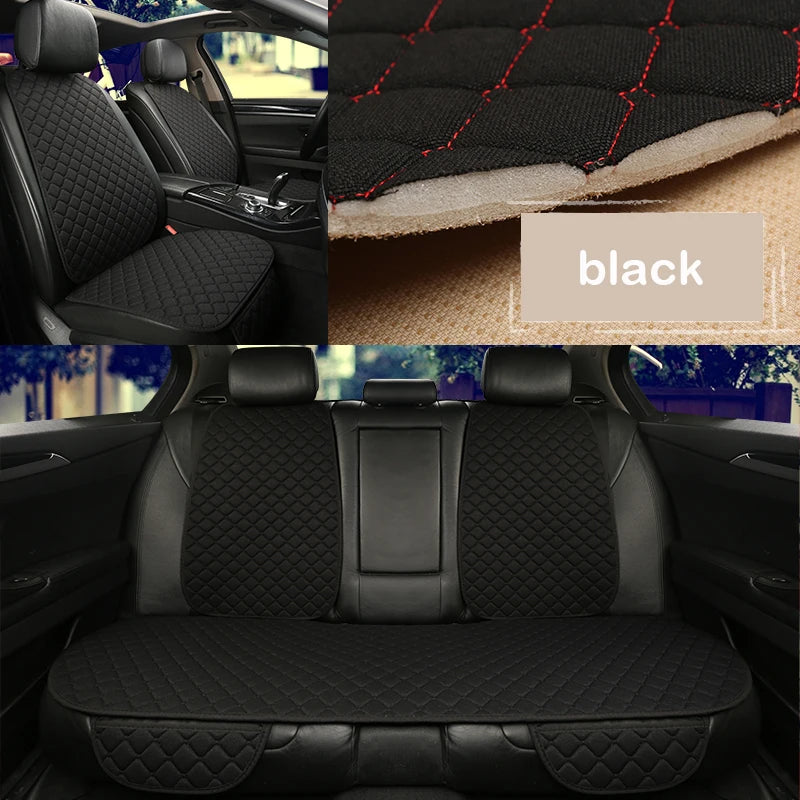 Linen Car Seat Covers — Breathable Flax, Front, Rear or Full Set — product image 2