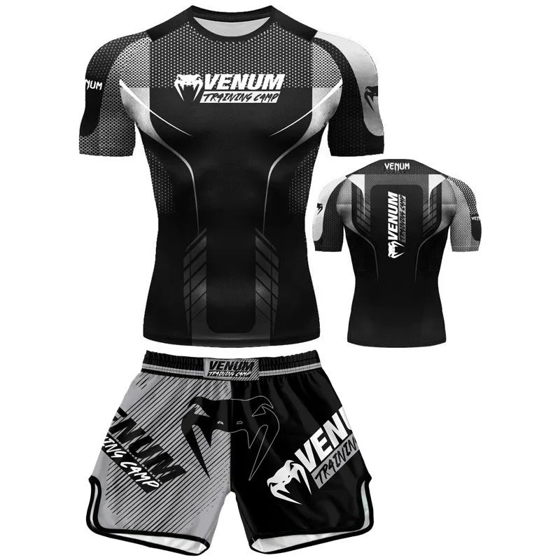 Muay Thai Training T-Shirt and Shorts Set — product image 4