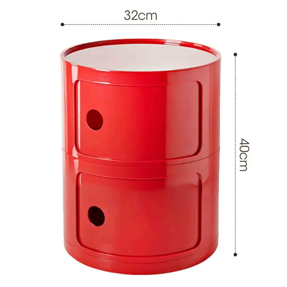 Plastic Nightstand — 5-Drawer Bedside Storage Table — product image 43
