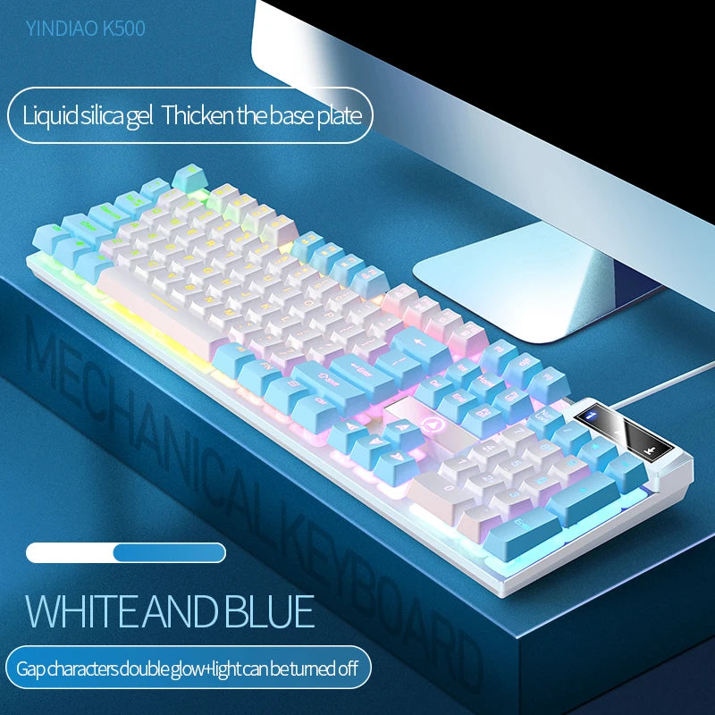 Gaming Keyboard Wired Laptop Desktops PC Computer Office Accessories Low Profile Gamer Keyboards With — product image 8