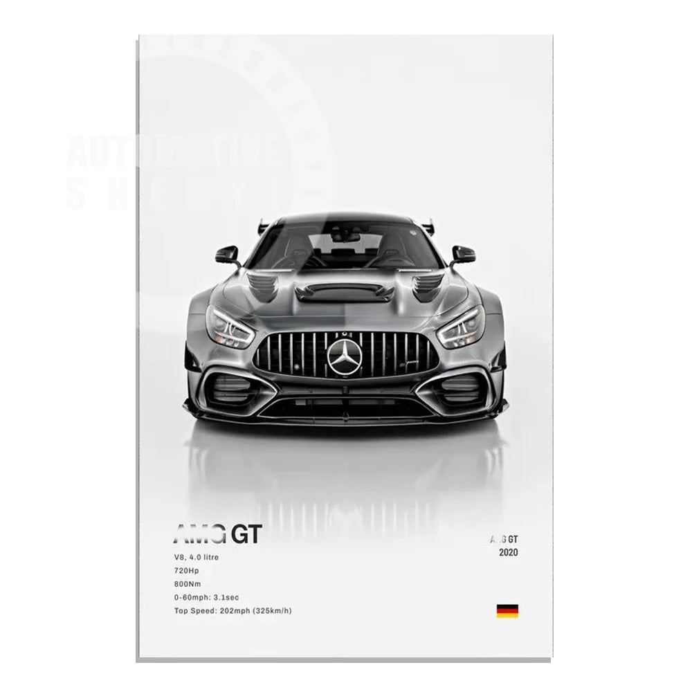 Supercar Canvas Wall Art Poster — Unframed, Choice of Designs — product image 21