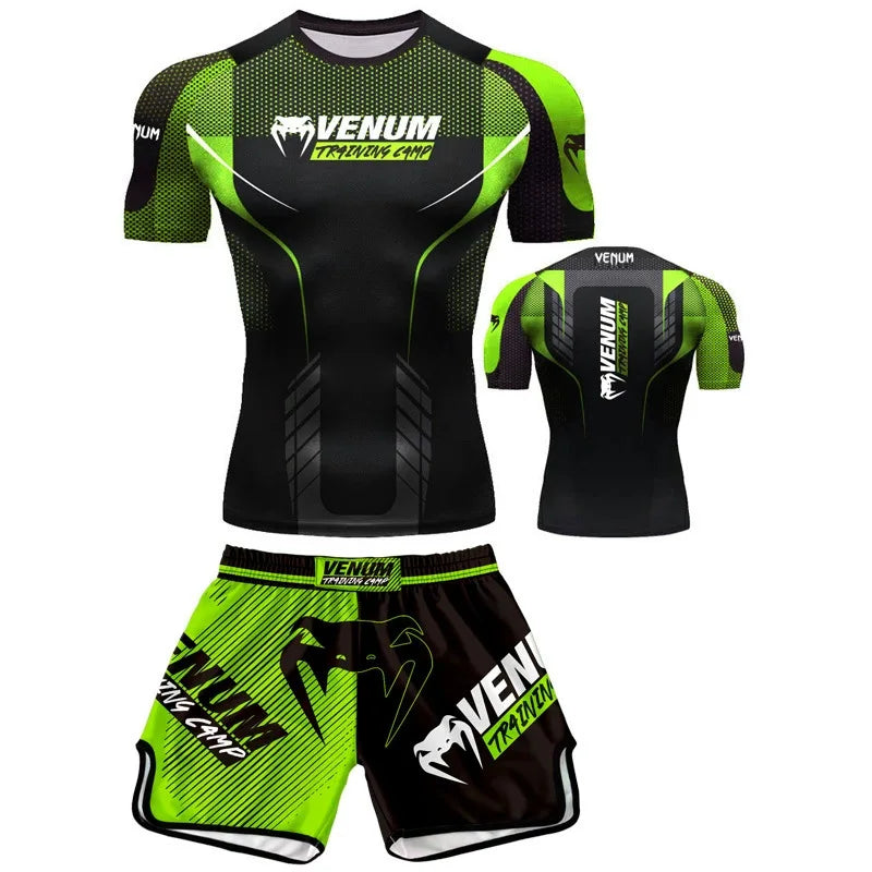 Muay Thai Training T-Shirt and Shorts Set — product image 5