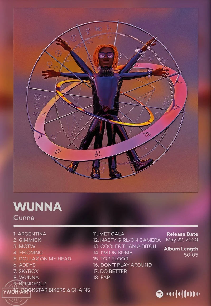 Hip Hop Album Cover Canvas Posters — Unframed Wall Art — product image 13