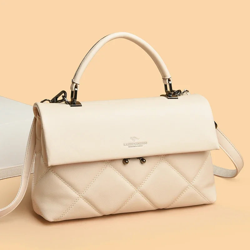 Women's Bag New Trend Korean Handbags Designer Luxury Brand Ladies Shoulder Bags Soft Leather Fashion — product image 2