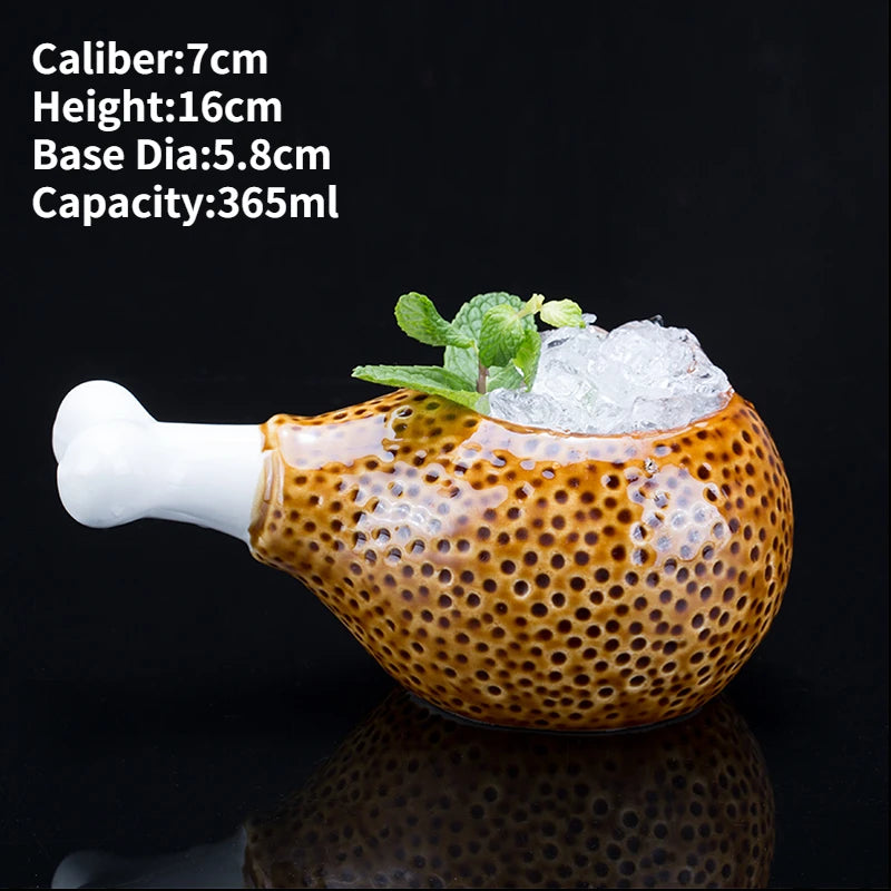 Ceramic Tiki Mug — Hawaiian Cocktail Cup, Bar Gift — product image 43