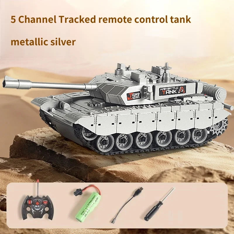 2.4GHz RC Battle Tank — Military Model with Sound & Light — product image 12