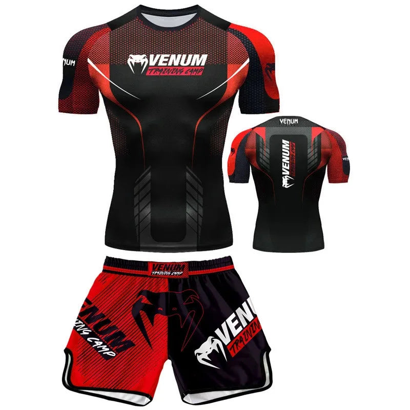 Muay Thai Training T-Shirt and Shorts Set — product image 11