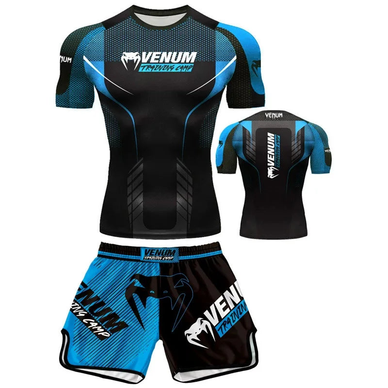 Muay Thai Training T-Shirt and Shorts Set — product image 3