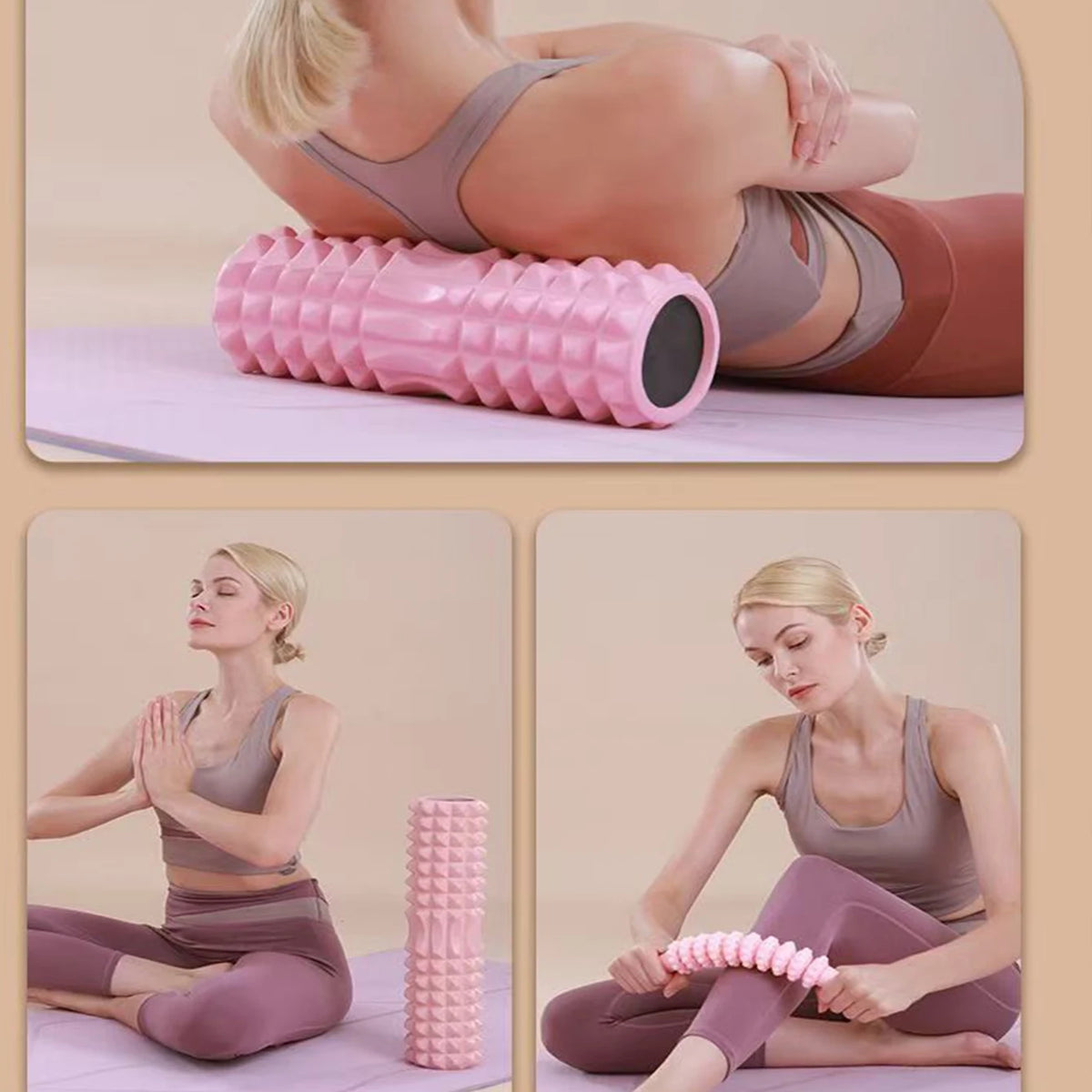 Foam Roller — 30, 33 or 45 cm, for Yoga, Pilates & Recovery — product image 4