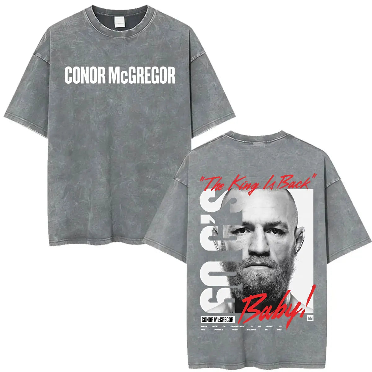 Conor McGregor Washed Vintage T-Shirt — product image 14