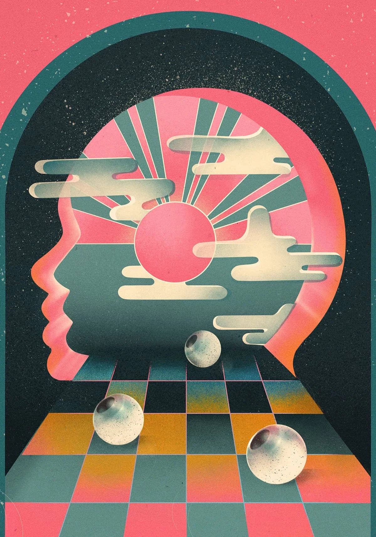 Abstract Futurism Canvas Wall Art — Retro Geometric Print — product image 12