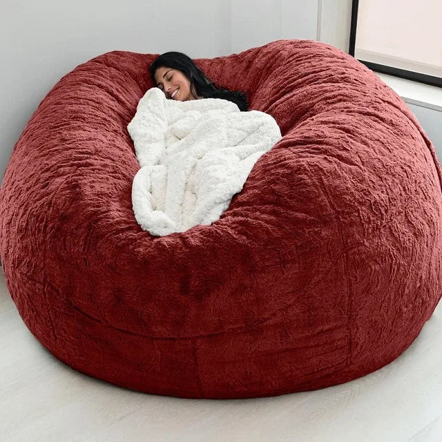 Fur-Style Bean Bag Sofa Chair — Single Seat — product image 21
