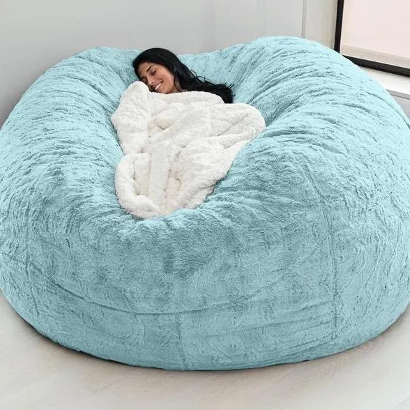 Fur-Style Bean Bag Sofa Chair — Single Seat — product image 8