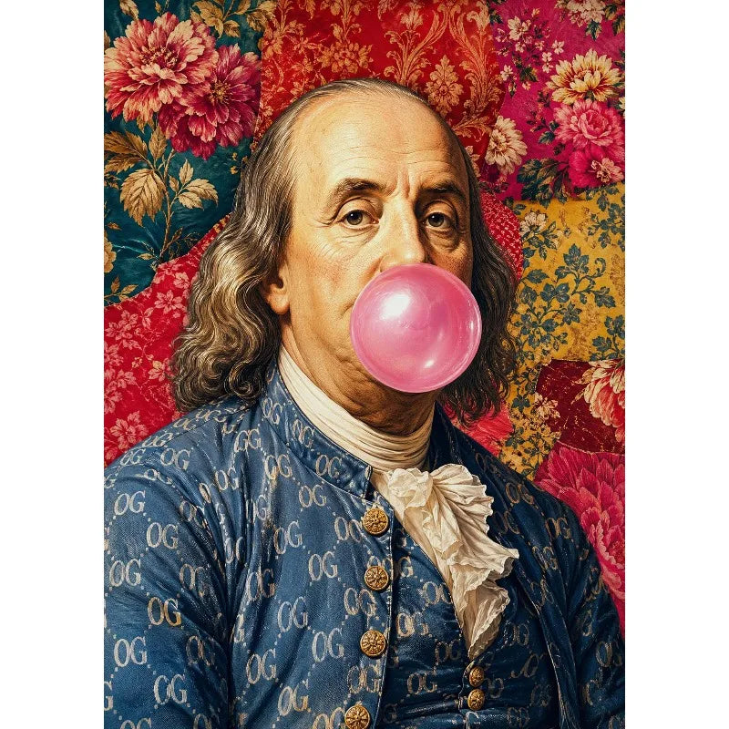 Founding Fathers Pop Art Canvas Print — Bubblegum Design — product image 10