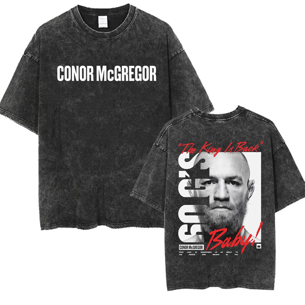 Conor McGregor Washed Vintage T-Shirt — product image 12