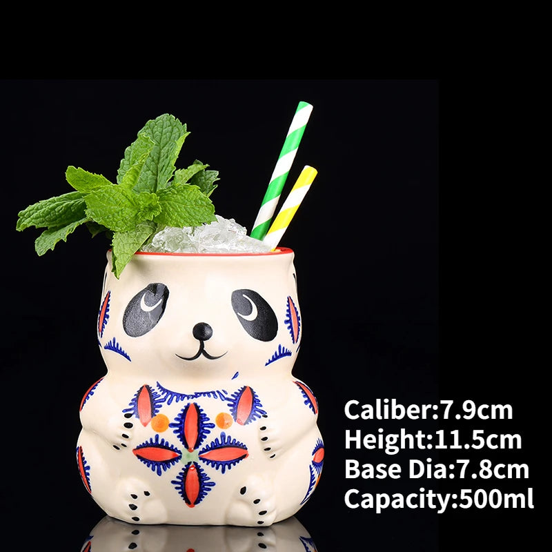 Ceramic Tiki Mug — Hawaiian Cocktail Cup, Bar Gift — product image 37