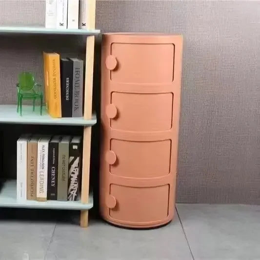 Plastic Nightstand — 5-Drawer Bedside Storage Table — product image 9
