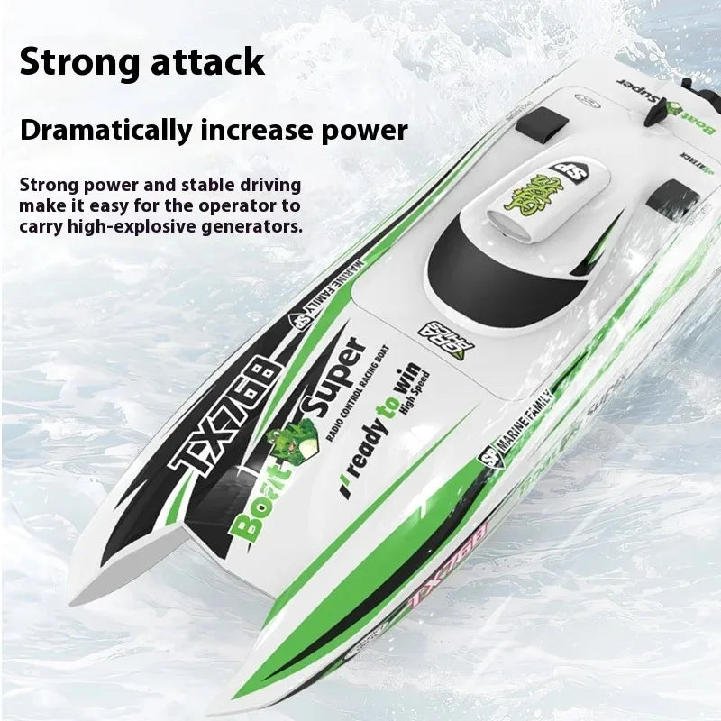TX768 RC Speedboat — 2.4G Brushless Turbojet Remote Control — product image 5