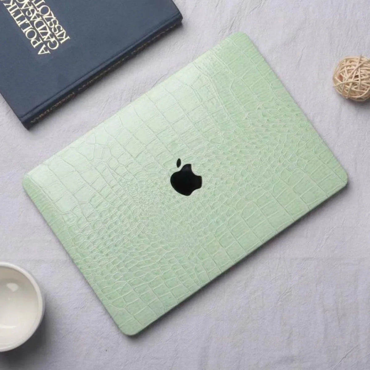 Leather MacBook hard shell case