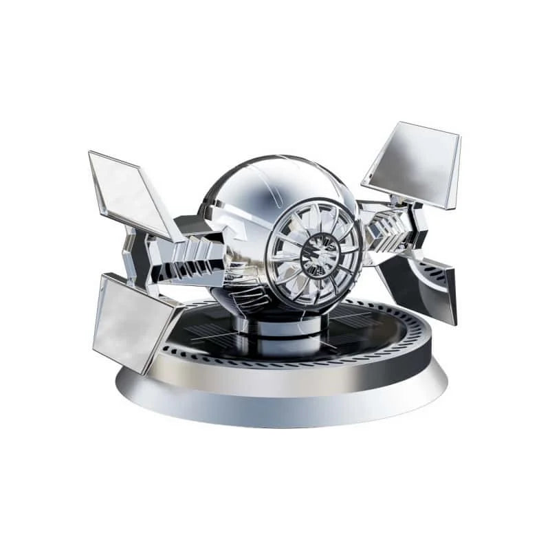 Solar Powered Car Air Freshener Mecha Engine Turbine Rotating Dashboard Perfume Diffuser Decoration — product image 6