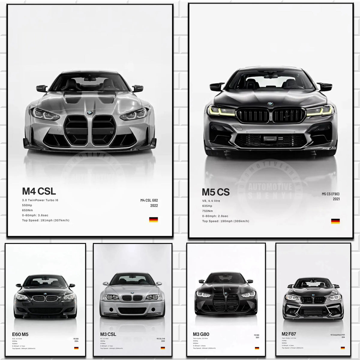 Supercar canvas poster wall art