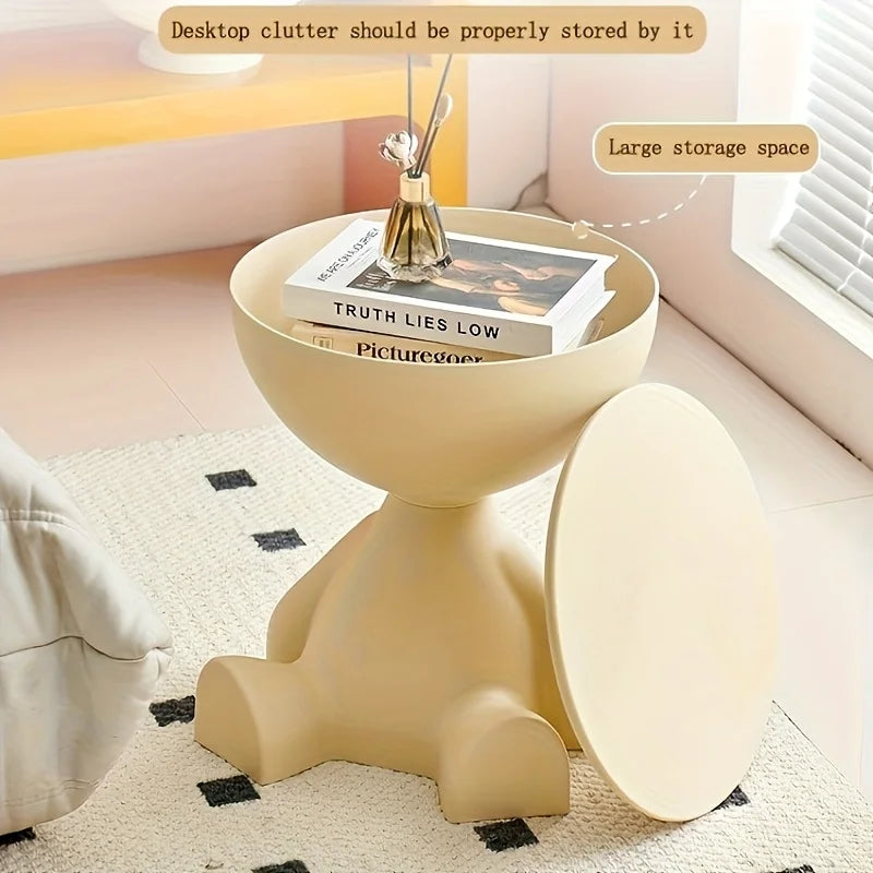 Bear-Shaped Bedside Table — Plastic, Easy to Assemble — product image 5