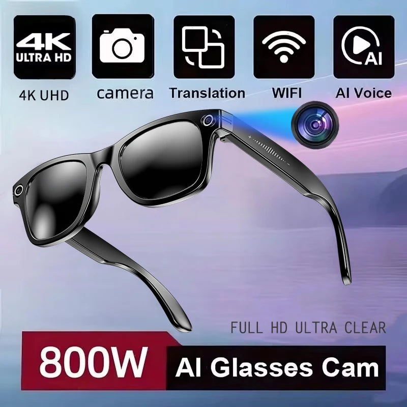 Smart AI Camera Glasses — Photo, Video, Calls & Colour-Changing Lenses — product image 9