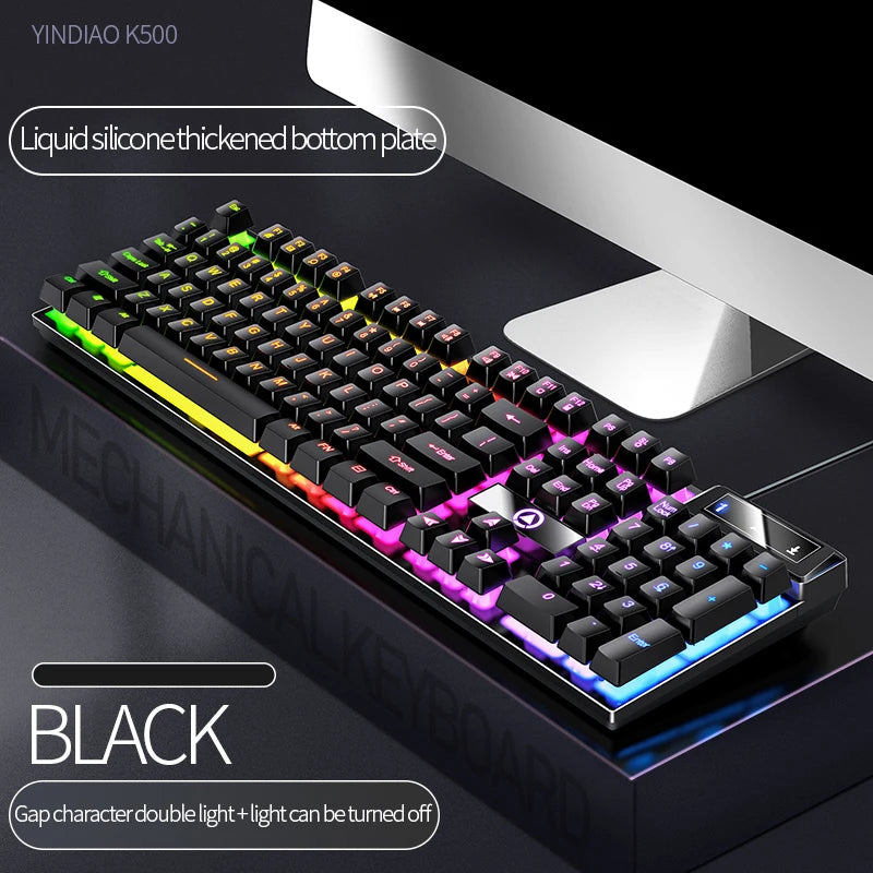 Gaming Keyboard Wired Laptop Desktops PC Computer Office Accessories Low Profile Gamer Keyboards With — product image 9
