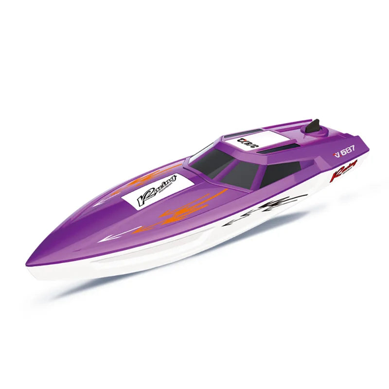 TX688 High-Speed RC  Speedboat 130 Brushed Motor Low Water Level Sensor Maximum Speed 8km/h Remote — product image 6
