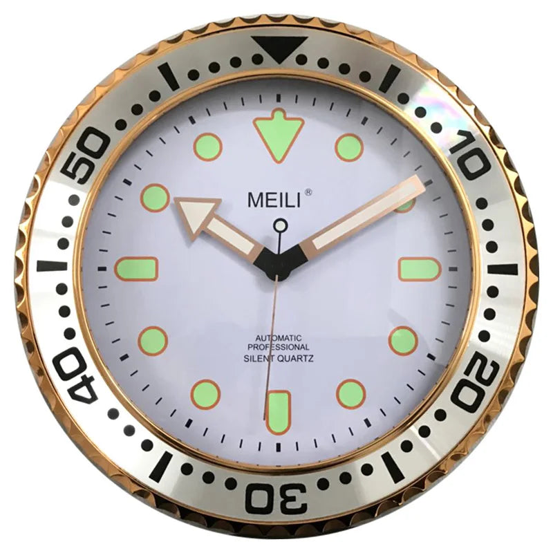 Silent Sweep Quartz Wall Clock — 30 cm Round, Modern — product image 17