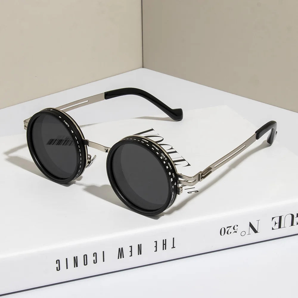 Round Polarized Sunglasses — UV400, Alloy Frame, Unisex — product image 6