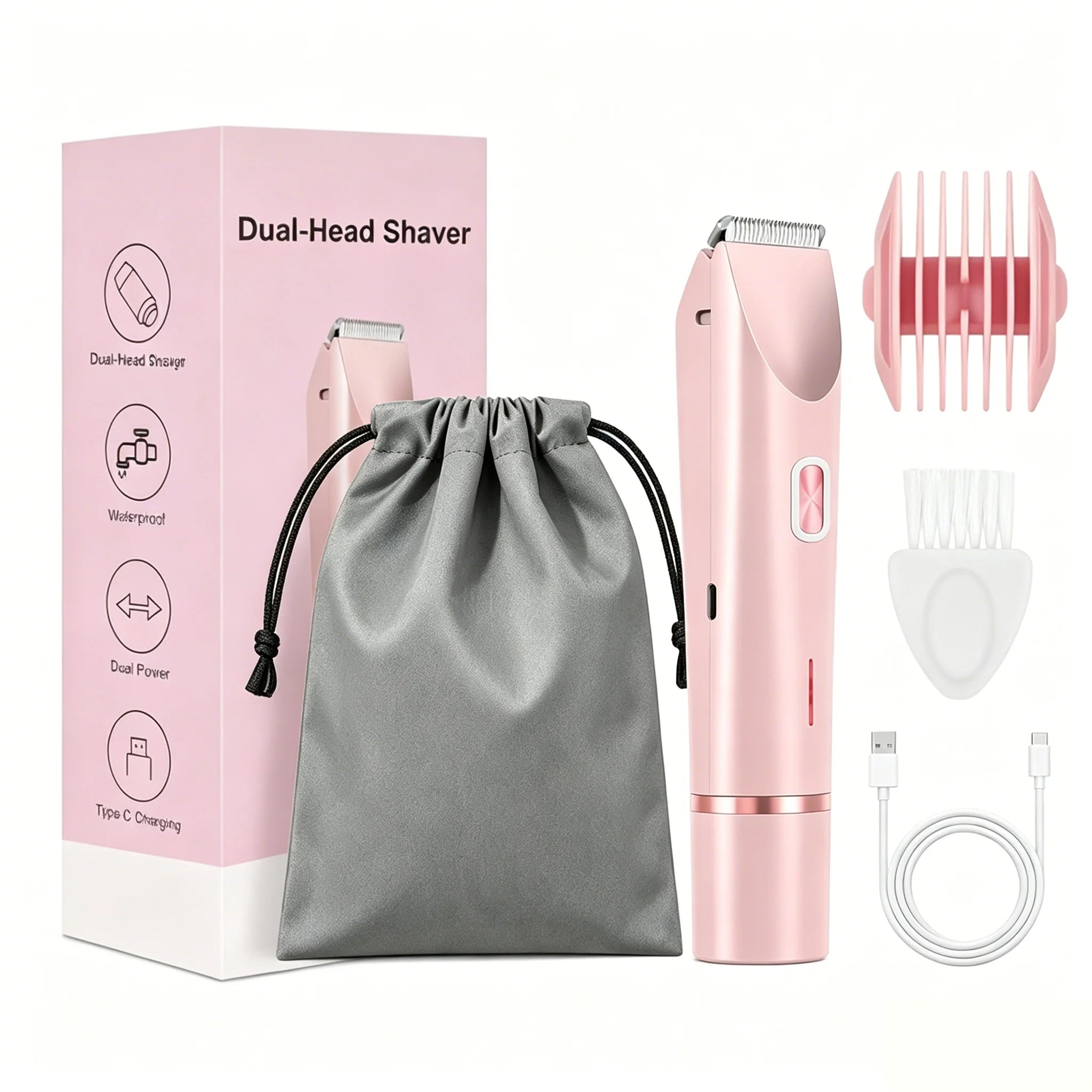 Women's Electric Shaver & Epilator — Dual Head, Body & Bikini — product image 8
