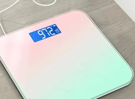 Digital Glass Bathroom Scale — LCD Display, Gradient Finish — product image 10