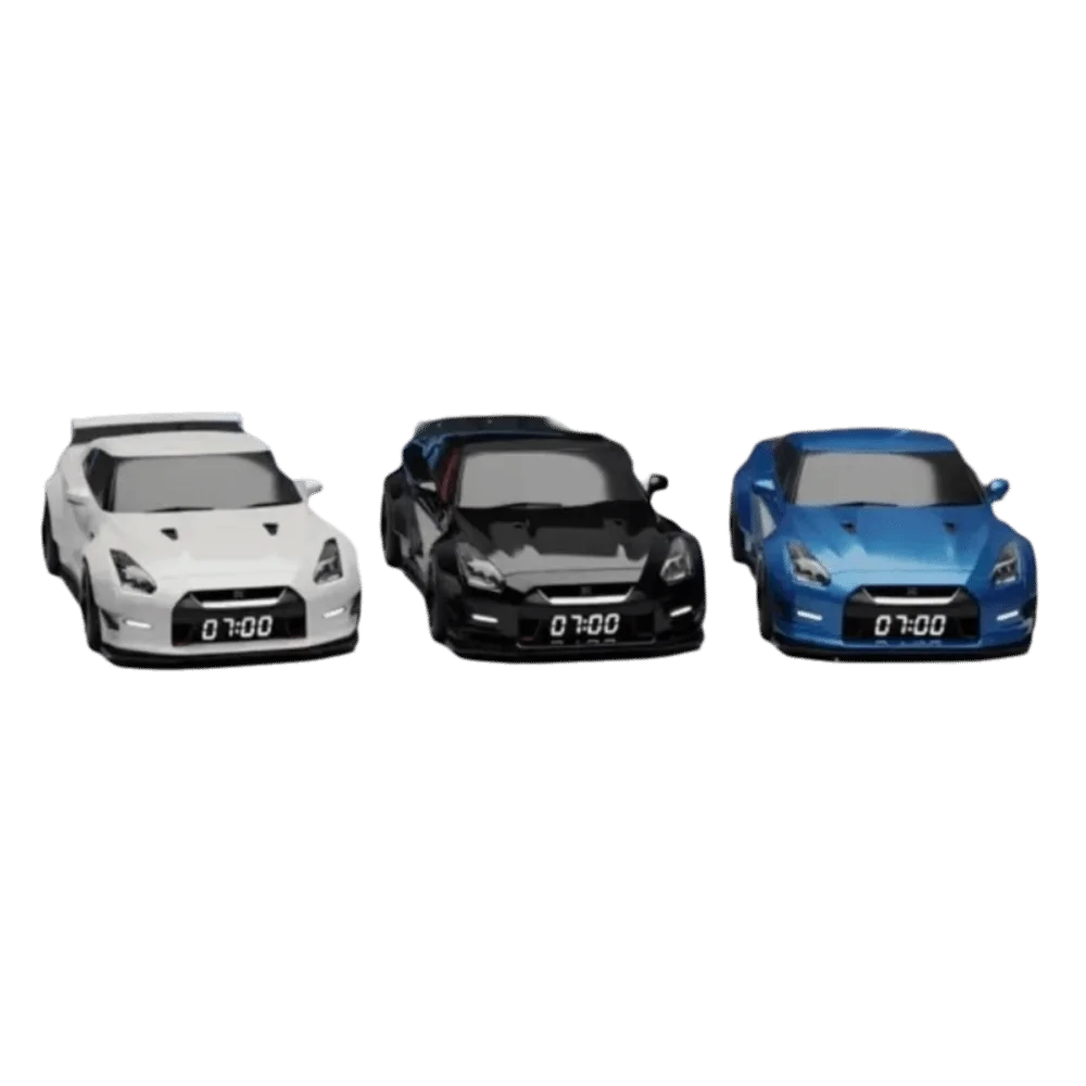 Sports Car Alarm Clock — Hypercar Shaped Desk Clock — product image 3