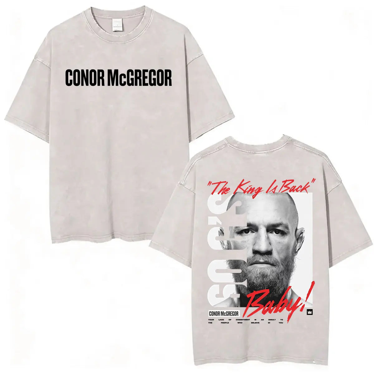 Conor McGregor Washed Vintage T-Shirt — product image 13