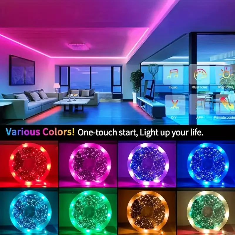 RGB LED Strip Lights — App & Music Sync with Remote, 10 m to 40 m — product image 2