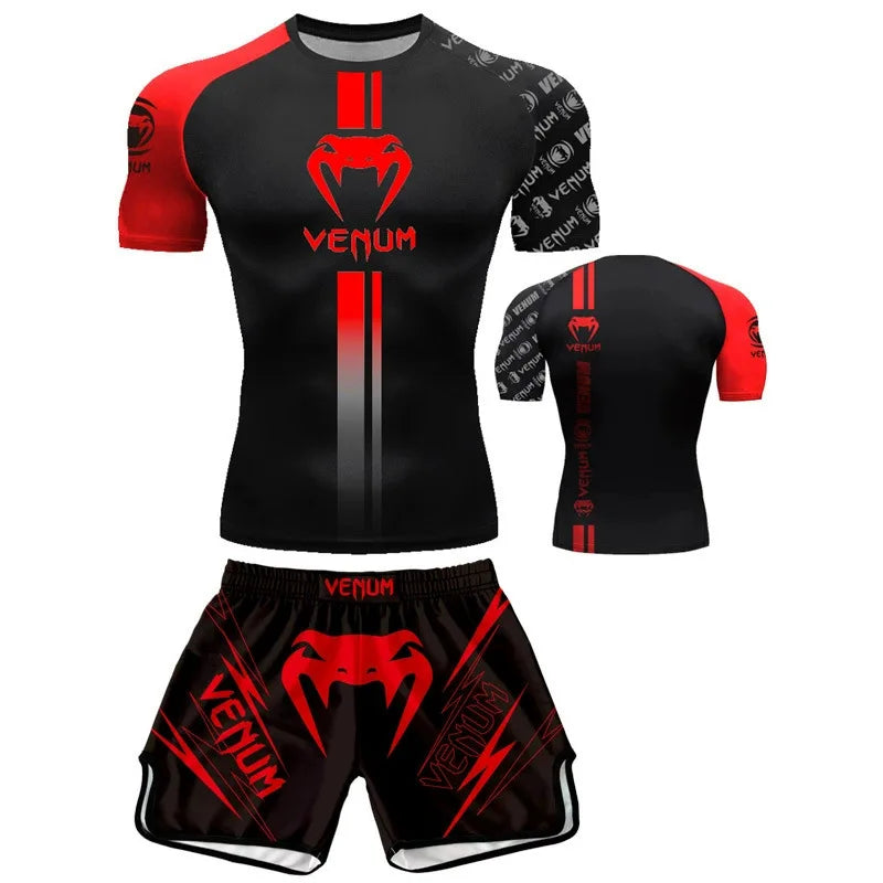 Muay Thai Training T-Shirt and Shorts Set — product image 8