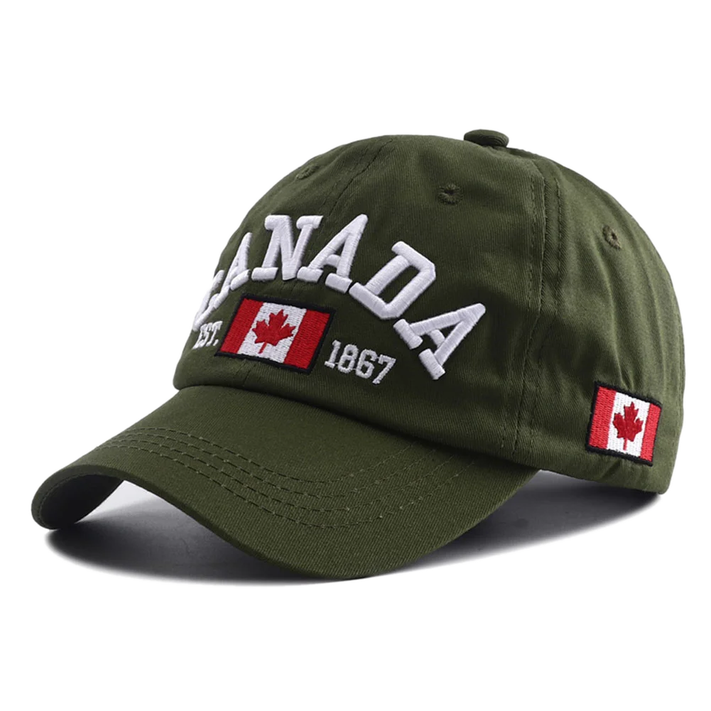 Canada Flag Embroidered Baseball Cap — Adjustable Snapback — product image 13
