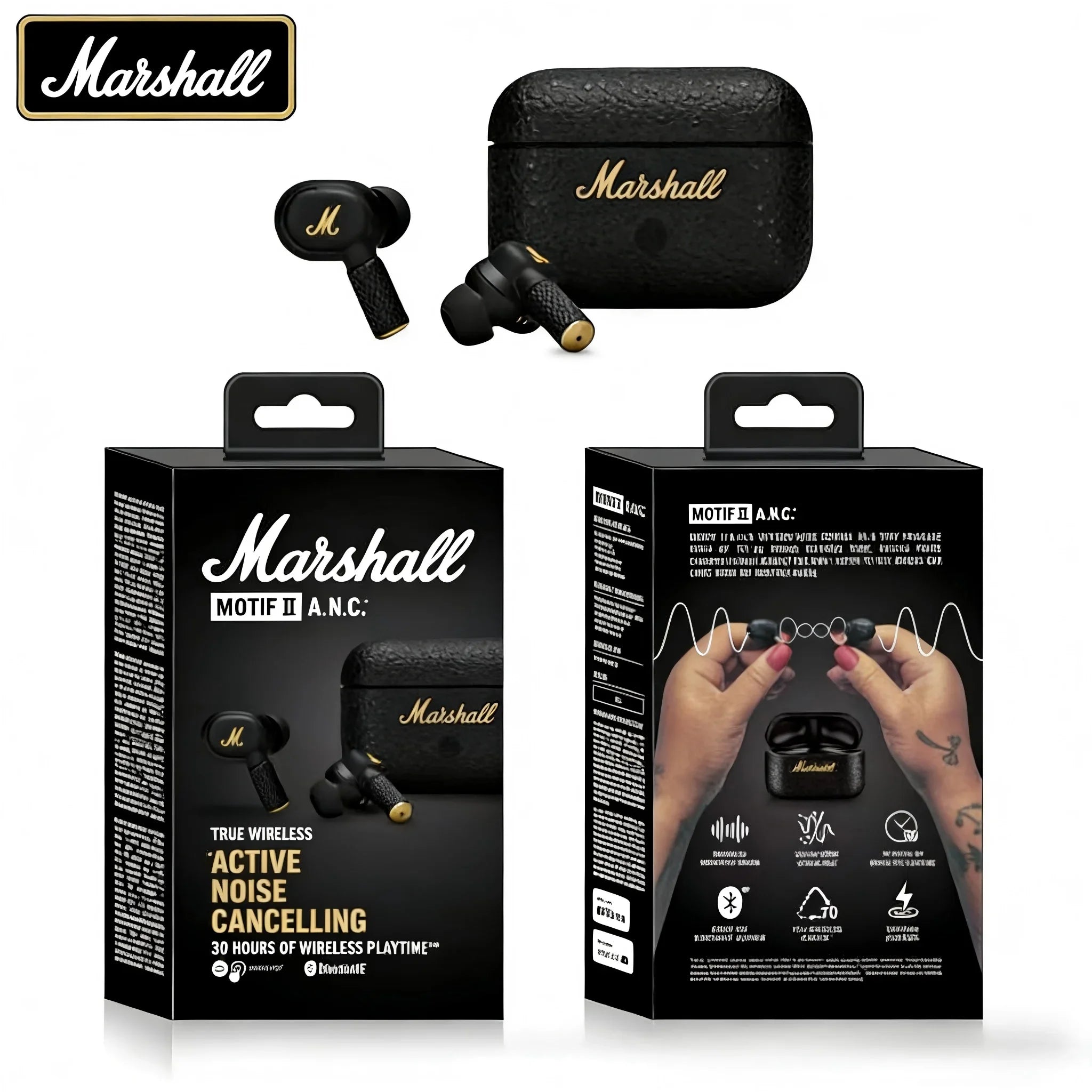 Marshall Wireless Earphones — Active Noise Cancelling — product image 4
