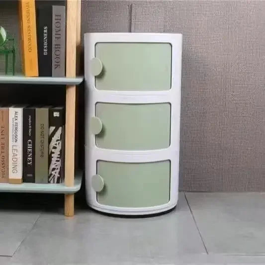 Plastic Nightstand — 5-Drawer Bedside Storage Table — product image 32
